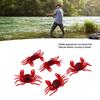 5PCS 140*40mm Artificial Crab Lure Soft Simulated Crab Bait Durable Crab Lure  Saltwater Fishing