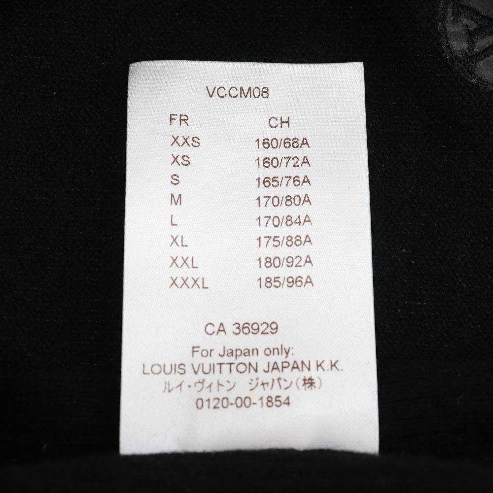 Louis Vuitton Кардиган вязаный RM172Q KC7 HAN42W черный кашемир мужской Б/У