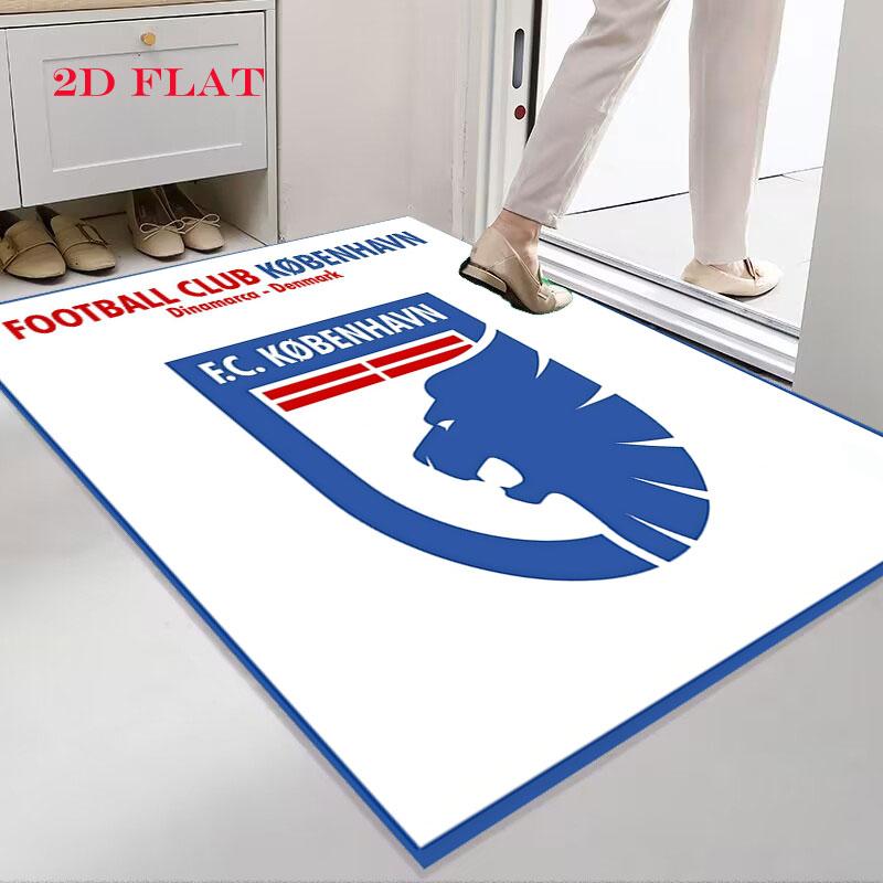 F.C. København Carpet Rug for Living Room Bedroom Home Sofa Decoration,Kids play Nonslip Floor Mat