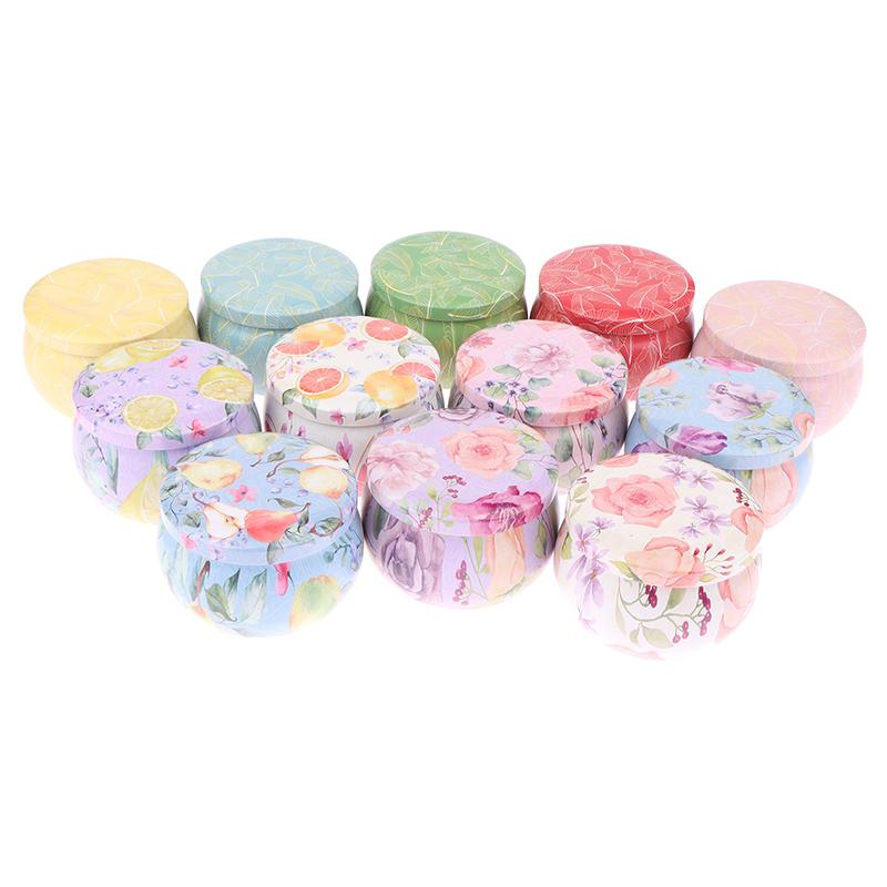 4 унции герметичная банка металлические банки для свечей коробка для конфет розовый чайник органайзер для хранения ювелирных изделий жесть рождественский упаковочный ящик