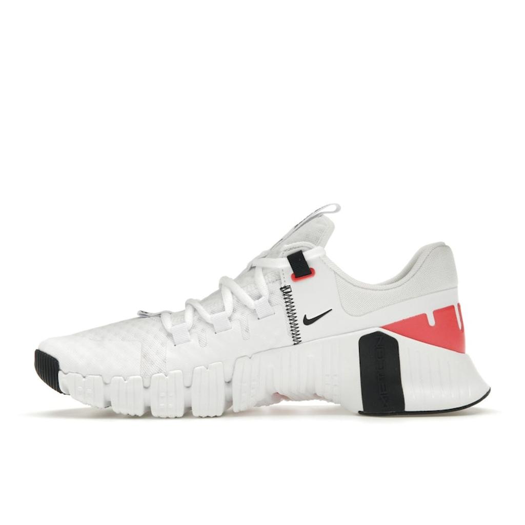 Nike Free Metcon 5 White Bright Crimson Men Sneakers Black DV3949-100