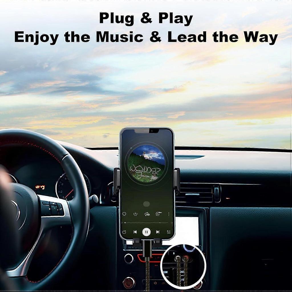 [Apple MFi Certified] Lightning to RCA Cable Audio Aux Adapter2-Male Y Splitter