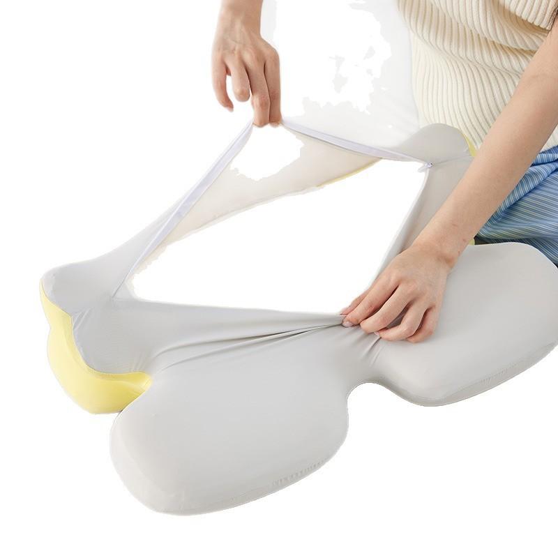 Ergonomic Memory Foam Pillow Side Back Stomach Sleepers Cervical Support Student Dorm Nap