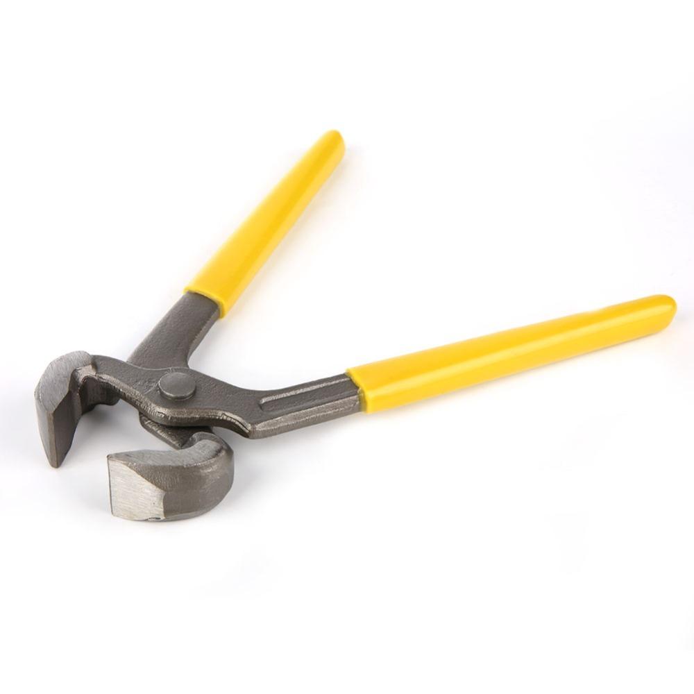 Carbon Steel Fastener Remover Pliers Plastic Grip Hoof Nipper Trimmer Farrier Tools Woodworking
