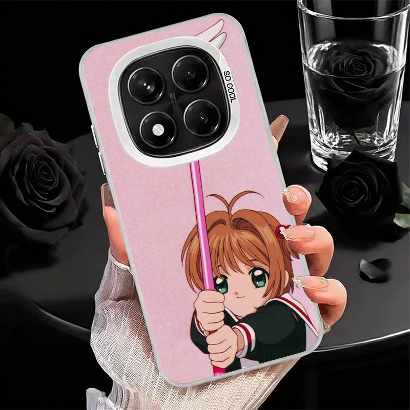 Мягкий чехол для телефона с аниме CardCaptor Sakura для Xiaomi Redmi Note 13 14 15 Pro Plus 12S 12 11S 11 11T 10S 10 Ударопрочный задний чехол S