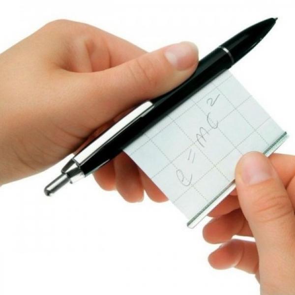 Чит-ручка выпадающий баннер блокнот спрятан, чтобы обмануть желтый