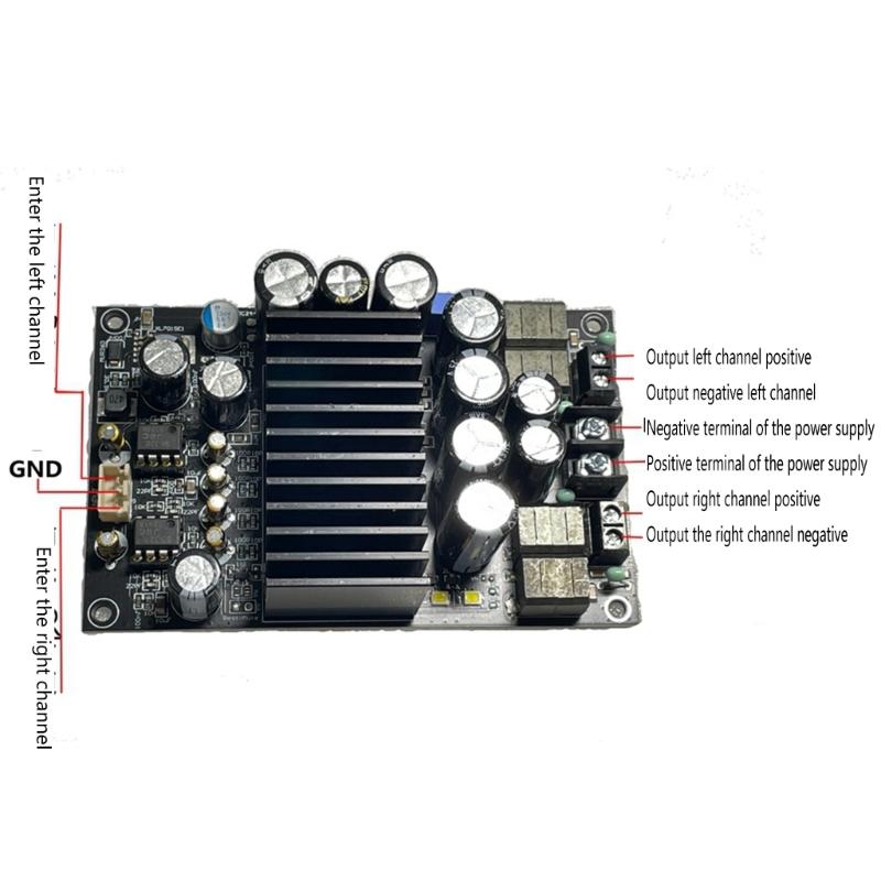 TPA3255 2.0 HIFI Digital Sound Amplifiers Board 315W + 315W Featuring Modulars Installation Design
