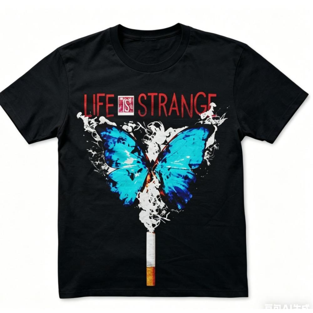 Life is Strange Аниме Любитель Футболка Круглогодичная одежда Личность Одежда Большой Размер Унисекс Новая Модель Для Пар Высокое качество Мягкая