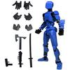 3D Printed Mannequin Dummy Model Funny Multi-Jointed Movable Shape Shift Robot 2.0 Action Figures Toys for Kids Birthday Gifts