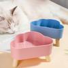 Cloud-Shaped Cat Bowl Large Capacity Easy Eating Neck-Friendly Design High-footed Kitten Bowl