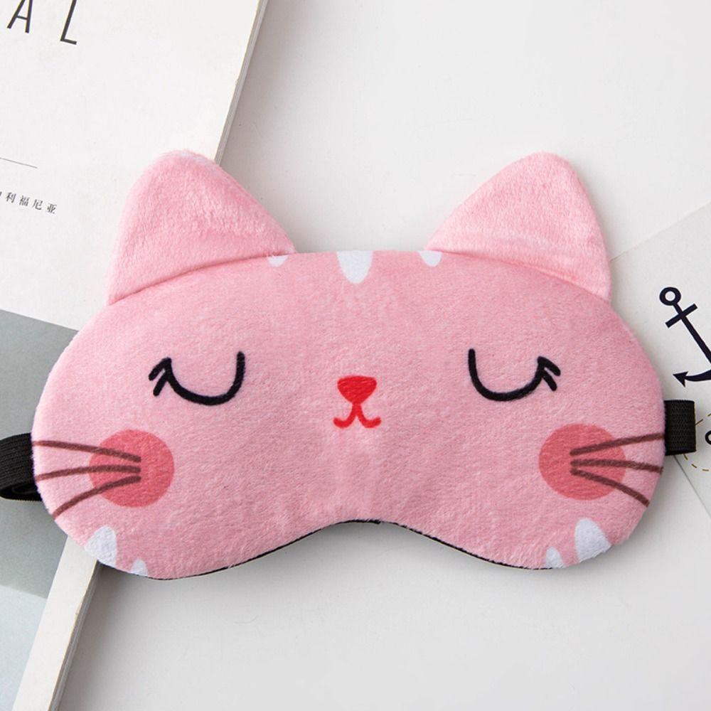 Милая маска для сна с мультяшным дизайном, расслабляющая маска для глаз