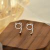 Cat Ear Hooks Are Cute  Simple and Versatile Small Ear Hooks Light Luxury High-end Niche Design