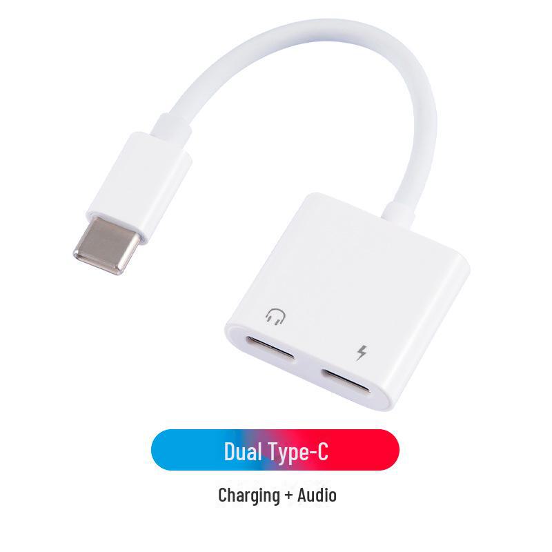 Type-C To 3.5mm Headphone Adapter with PD18W Fast Charging & Live Broadcast Support