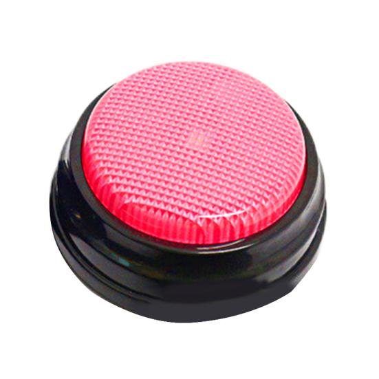 Говорящая кнопка Интерактивная записываемая многофункциональная круглая форма Удобная для переноски Связь ABS