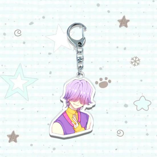Брелок Охотники на ведьм Yousheng Богатая детализация персонажей Легкий портативный брелок Яркий цвет Аниме девушка Шарм Держатель для ключей