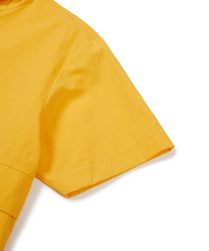 Snowpeak Apparel Таслан Тканый Яркий Короткий Рукав Анорак Королевский Желтый (S24Mmlan56)
