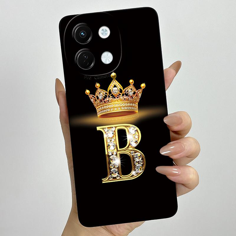 Чехол для Tecno Spark 30 5G KL8 Чехол для телефона Буквы Короны Мягкий Силикон Funda для Tecno Spark 30 5G Задняя крышка Spark30 5G Бампер