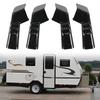 4 шт., удлинители желоба для автофургона защищают крышу вашего автофургона от воды, водосточные желоба для автофургона остаются сухими, удлиненный желоб для дождевого желоба прицепа