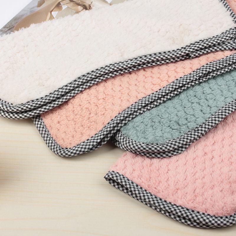 Кухонные полотенца из бытовых суперабсорбирующих полотенец из микрофибры, кухонные полотенца для мытья посуды, салфетки для мытья посуды из кораллового бархата, инструменты для чистки и протирания посуды