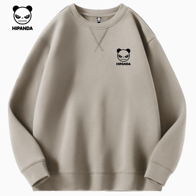 Hello Hipanda Panda Inverted Triangle Round Neck Hoodie