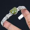 Mothers day Deal Sterling Silver Polychrome Jasper Stone Wife Bangle Bracelet