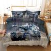 Комплект постельного белья Tank Race Deluxe Домашний текстиль Односпальный Двуспальный Кинг Квин Комплект постельного белья Современное Пуховое Одеяло Пододеяльник и Наволочка