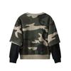 27kids Boys' Camouflage Fake Two-Piece Hoodie - 2024 Spring/Autumn Collection