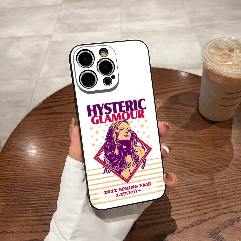 Чехол для телефона H-Hysteric Glamour Girl Для 17 Pro Max Iphone 14 Pro Max 12 16 15 13 Pro 11 Xr X Xs 8 7 Plus Задняя крышка