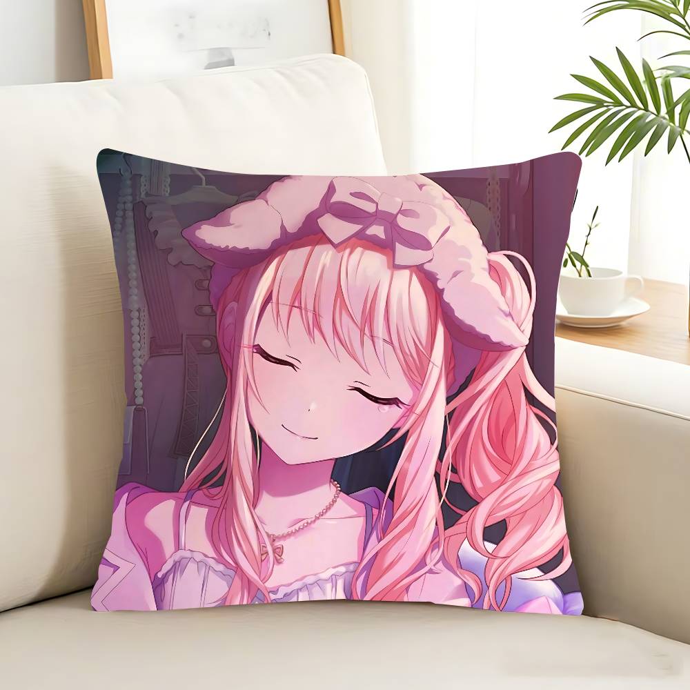 Акияма Мизуки Аниме Наволочка Съемная Моющаяся Наволочка – Всесезонный Мягкий Лен