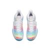 Anta Water Flower 4 Anti-Slip Shock Absorption Wear-Resistant Low-Top Basketball Shoes Men Basketball Shoes White Multicolor 112221602-9