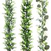 Artificial Plants Vine Green Willow Leaf Silk Ivy Wall Hanging Garland Fake Eucalyptus Rattan for Home Wedding Party Decor