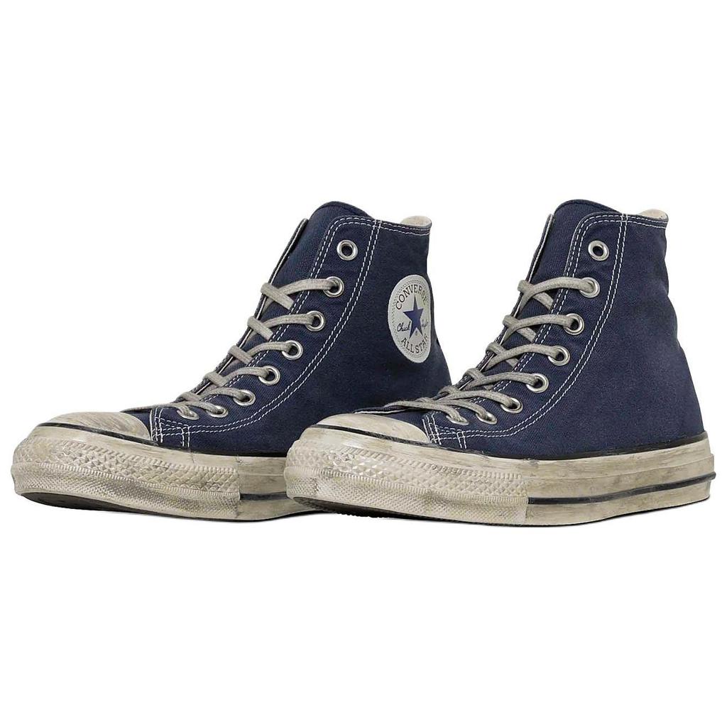 Converse Кеды All Star AGED AG HI удобные универсальные высокие холщовые унисекс темно-синие