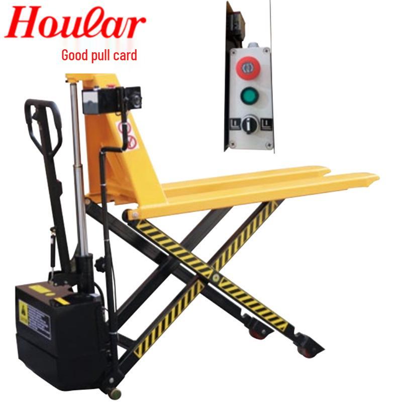 HOULAR High Stroke Electric Pallet Jack/Scissor Lift Truck