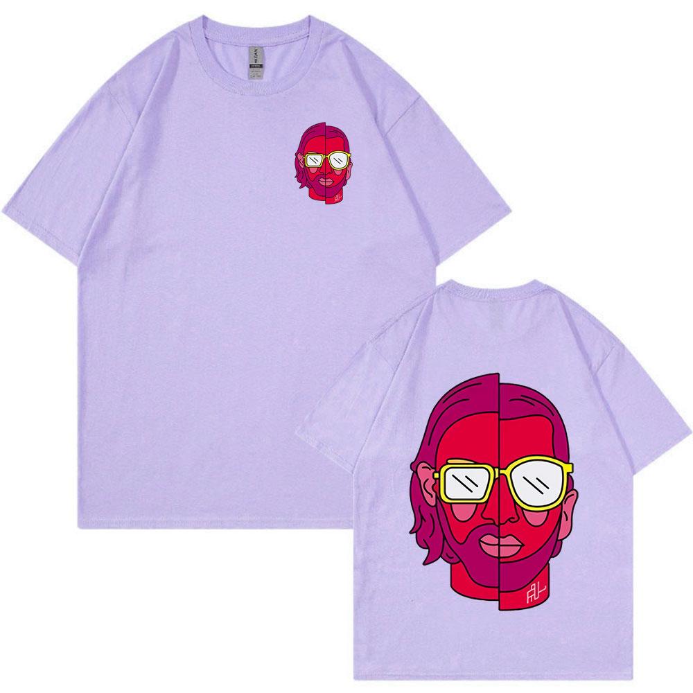 Le Monde Chico Graphic Print Tshirt Streetwear Album PNL French Rap T-shirts Summer Cotton T Shirt Short Sleeve Men Fashion Tees