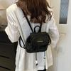 Ретро-рюкзак в стиле колледжа для женщин, новая корейская контрастная простая сумка-ведро, модная сумка через плечо