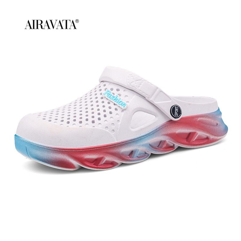 Мужские женские летние сандалии для пляжных видов спорта, парная обувь без шнуровки, тапочки, сабо, водные сандалии