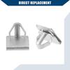 W715288-S439 / Front/Powertrain Skid Plate Clip for Ford F-150 2011- / Transmission Skid Plate Fastener/Surface Coating Treatment/Metal / 4Pcs