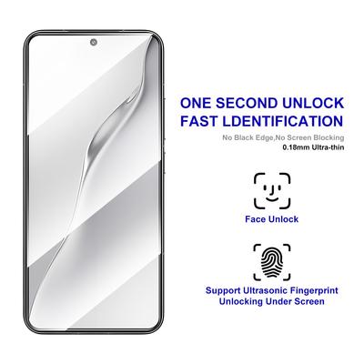 Для Xiaomi 15 Защитное стекло ENKAY HAT PRINCE 2 шт. Шелкография 0,18 мм Высокоалюминиево-силикатное стекло (Разблокировка отпечатком пальца)