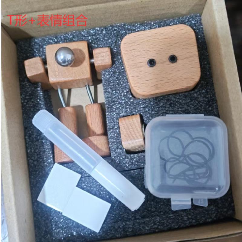 Милая деревянная фигурка человечка с качающимися ножками, маленькие настольные украшения для интерьера автомобиля, забавная деревянная фигурка с качающимися ногами, подарки, домашний декор