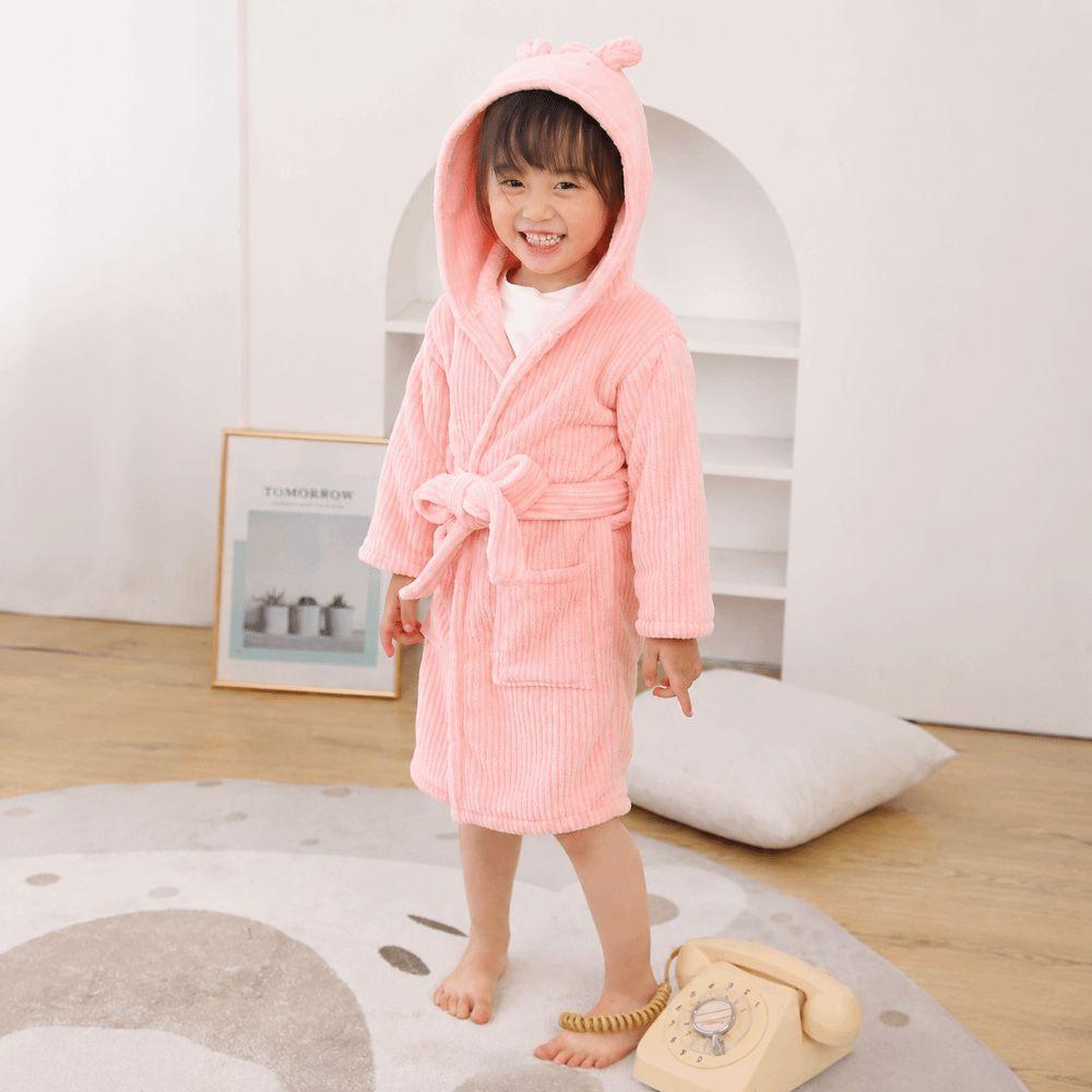 Soft Flannel Robes Clothes Thickened Children's Nightgown High Quality Kids Bathrobe  Winter