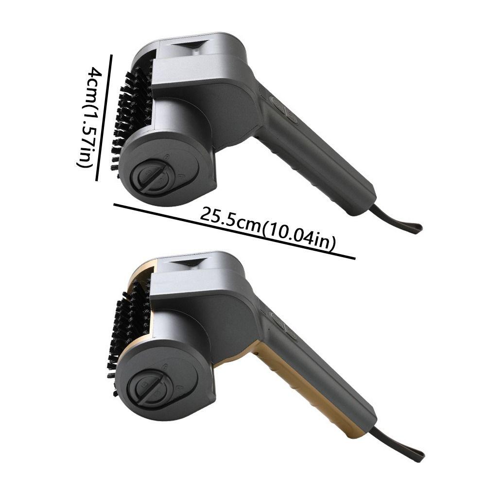 with LED Light Cordless BBQ Grill Brush Rechargeable BBQ Rotating Brush Barbecue