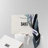 Daks Violet Flower Pleats Scarf Dcsc6e664v2