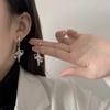Прохладные серьги-капли со звездами Y2K, модные серьги в стиле Харадзюку для девочек, креативные серьги с жемчугом и кристаллами в виде звезд, корейская мода для женщин, ювелирные изделия в стиле панк