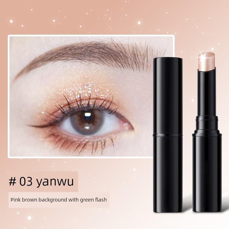 Lazy Eyeshadow Pen, One-Touch Eyeshadow Stick, Highlighter and Contouring 3-in-1, Internet Celebrity Hot Item, Highlighter Stick for Women