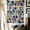 Simple Geometry Wall Tapestry Aesthetic Wall Hanging Printed Fabric Blanket Decorative Tapestries for Bedroom Living Room Home Decor