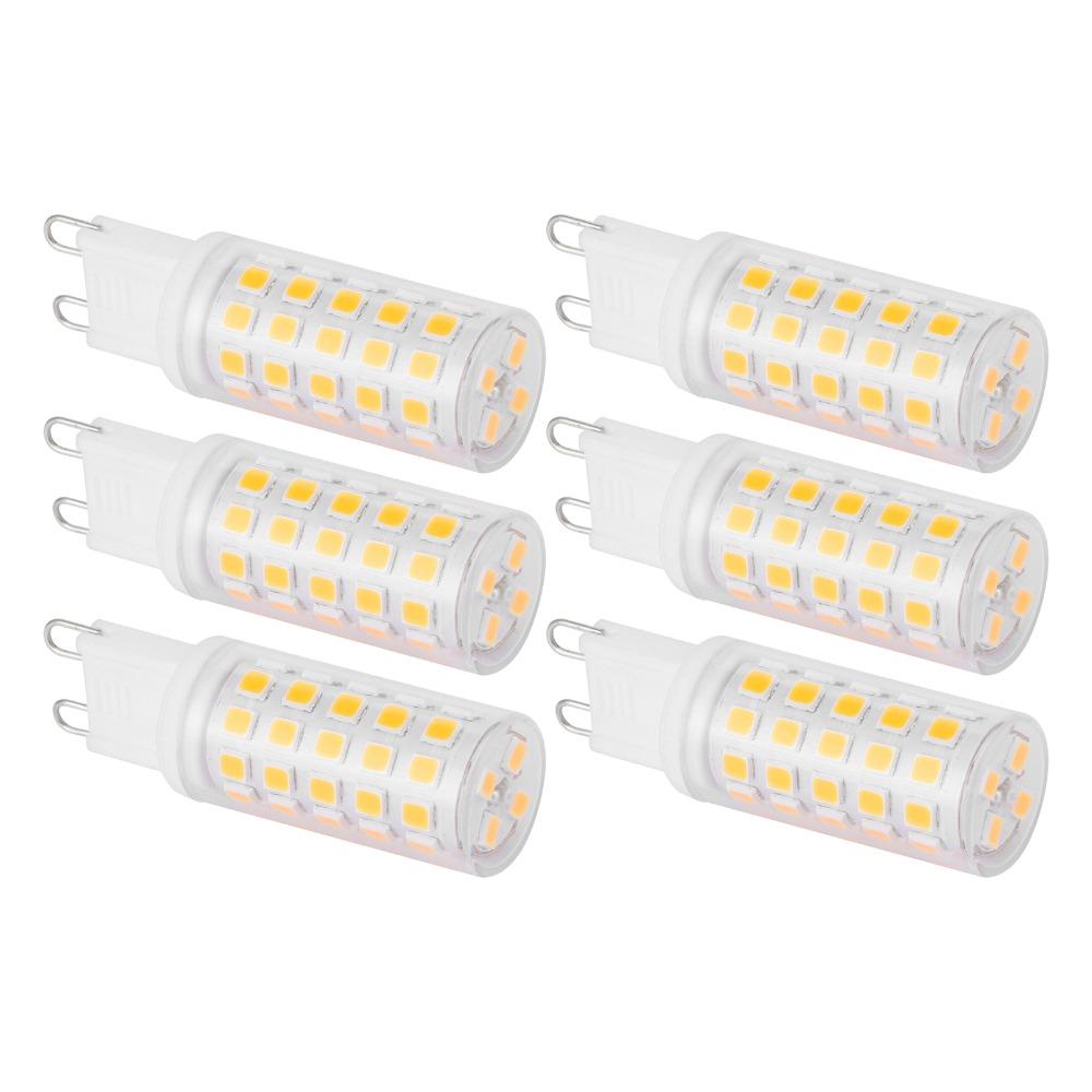 10pcs AC100-265V Light Bulb 54LED Bi-Pin Base Bulb Replace G9 LED Bulb Wall Sconce