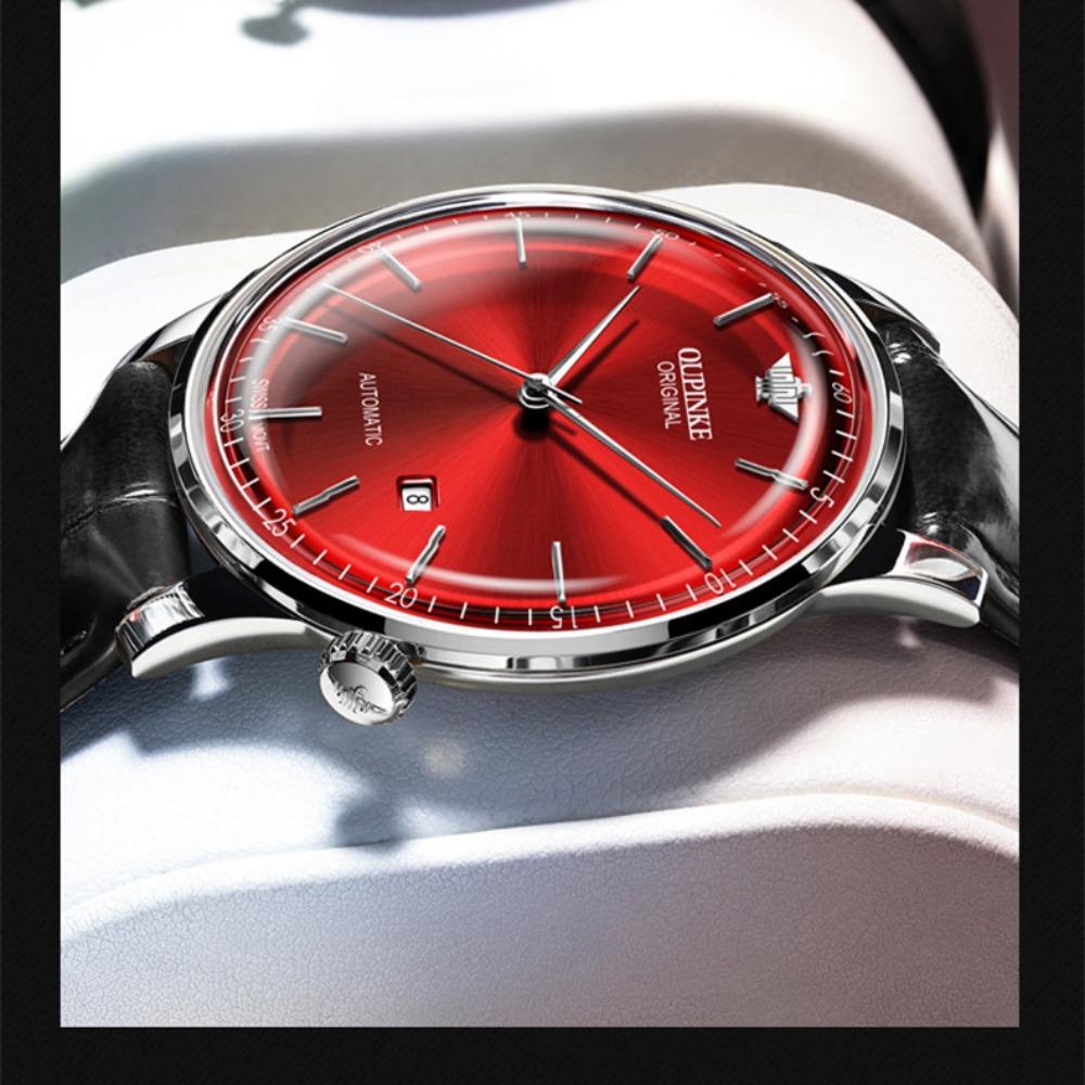 OUPINKE Мужские часы Модные механические часовщики Высококачественные часы