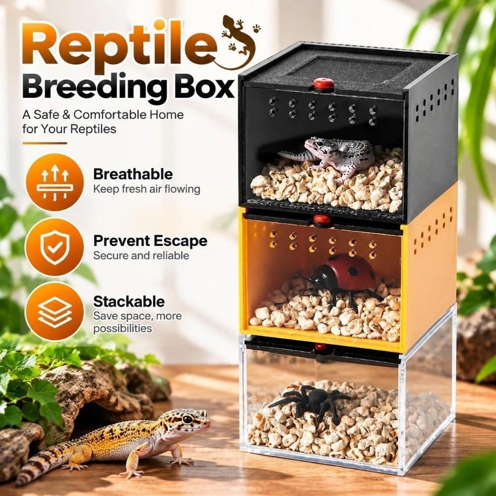 Prevent Escape Spider Pet House Transparent Crawling Pet Container Insect Breeding