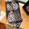Luxury Long Silk Scarf Female Animal Horse Print Thin Narrow Scarf Bag Hair Band Ribbon Scarfs Women Neckerchief