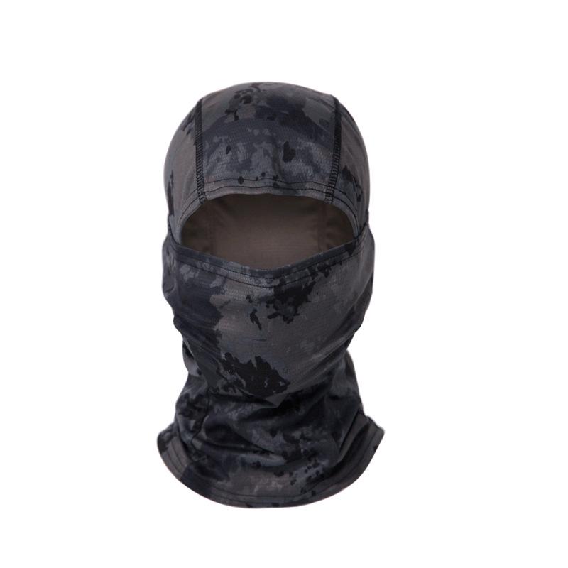 Men's Outdoor Cycling Tactical Camouflage Balaclava Sunscreen Skullcap Helmet Liner